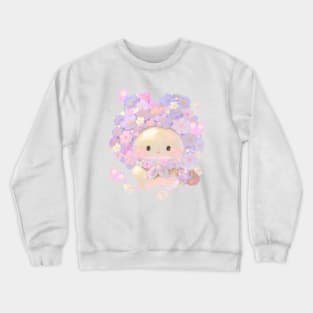 Flower Bunny Crewneck Sweatshirt